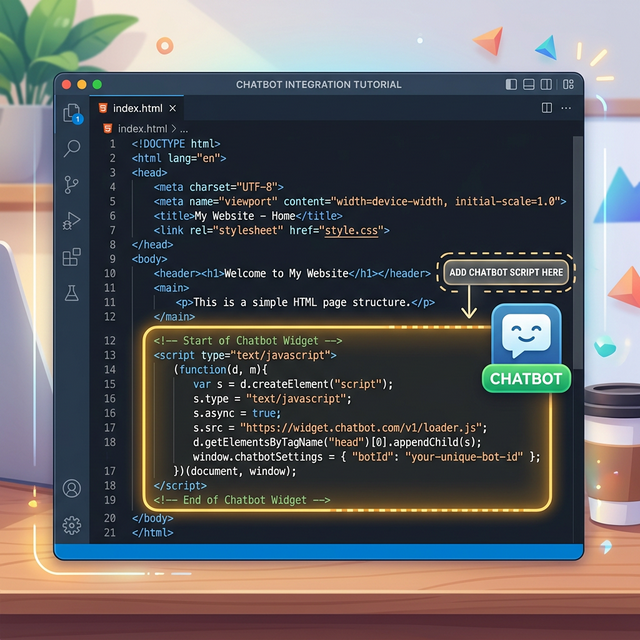 HTML Integration Screenshot