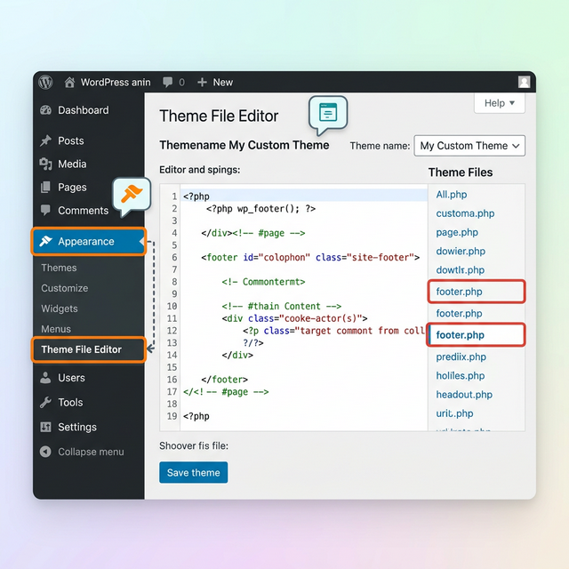 WordPress Integration Screenshot
